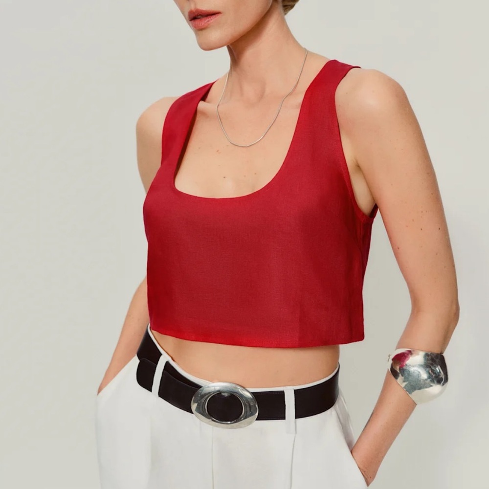Reformation Linen Top